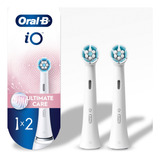 Cabeça De Substituição Da Escova Elétrica Oral b Io Sensitive Por 2 Unidades
