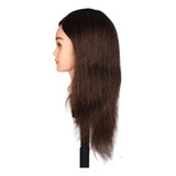 Cabeça De Treino Com Suporte 80 Cabelo Natural 20 Orgânico