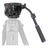 Cabeça Hidráulica Fluída Vt 3530 Panorâmica Profissional Cor Preto