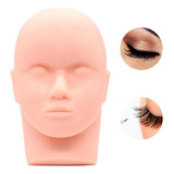Cabeça Manequim Silicone Treinamento Maquiagem Cílios Oferta