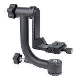 Cabeça Pan Yelangu A17 Gimbal Tripé Teleobjetiva Panorâmica 360 Suporta Até 20kg Para Benro Manfrotto