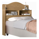 Cabeceira 100 Mdf Cama Box Solteiro 2 Nichos Resistente