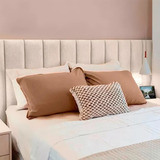Cabeceira Box Estofada Casal Para Cama Box 1 40