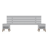 Cabeceira Box Extensível Casal queen king Branco Acetinado