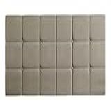 Cabeceira Cama Box Casal 1 40cm Painel Estofado Suede Areia 