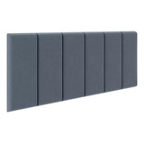 Cabeceira Cama Box Casal Painel Estofado 140x55cm