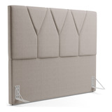 Cabeceira Cama Box Casal Queen 160cm Aura Linho Bege