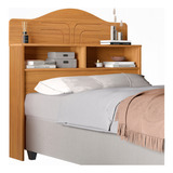 Cabeceira Cama Box Solteiro Mdf 2 Nichos Praticidade Durável