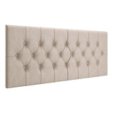 Cabeceira Casal Box Estofada 140x56cm Dobrável Modelo Julia 