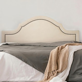 Cabeceira Casal Estofada Para Cama Box Provençal Luxo Com