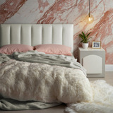 Cabeceira De Cama Estofada Box King 45x20cm 10 Módulos