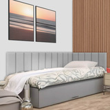 Cabeceira Em L Para Cama Box Solteiro Kit C 15 Módulos 60x20