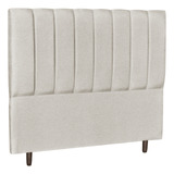 Cabeceira Estofada Cama Box Casal Queen 160cm Cores Linho
