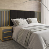 Cabeceira Estofada Extensível Casal queen king Com 2 Df
