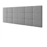 Cabeceira Painel Cama Box Casal Queen 1 60 Suspensa Quarto Cor Cinza linho