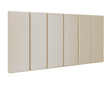 Cabeceira Para Cama Casal Box 1 40 Estofada Painel Quarto Cor Areia Julia
