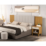 Cabeceira Para Cama King E Queen Com Criado Helena