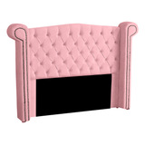 Cabeceira Quarto Solteiro 90cm Decorativa Ayla Veludo