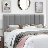 Cabeceira Queen Estofada Cama Box Modulada Corino 6 Cores