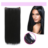 Cabelo Alongamento Tic Tac Idêntico A Humano Liso 70cm brind