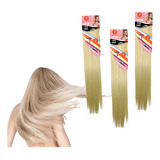 Cabelo Aplique Tic Tac Idêntico Ao Humano 70 Cm 130 Gramas