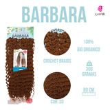 Cabelo Bio Organico Cacheado Barbara 80 Cm crochet Braids Cor Acobreado Cor 30