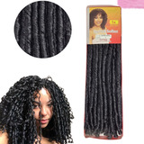 Cabelo Cacheado Nina Softex Crochet Braid Wig 70gr Cor Castanho Escuro 2