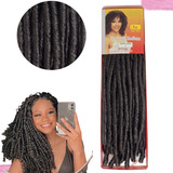 Cabelo Cacheado Nina Softex Crochet Braid Wig 70gr Cor Castanho Médio 4
