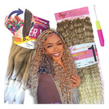 Cabelo Gypsy Braid Jumbo Hiper X Cacheado Crochet Brinde