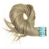 Cabelo Humano Aplique Para Mega hair Loiro De 55cm Com 50grs Cor Loiro Mesclado