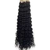 Cabelo Humano Cacheado 60 65 Cm 150 Gramas Fios Longos Preto