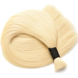 Cabelo Humano Loiro Liso 30cm 50 Gramas Mega Hair