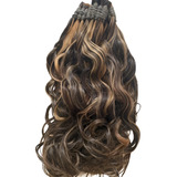 Cabelo Humano Morena Iluminada P mega hair 65cm 100 Gramas 