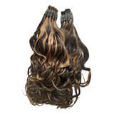 Cabelo Humano Morena Iluminada P mega hair 65cm 50 Gramas
