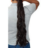 Cabelo Humano Natural Levemente Ondulado 75 Cm 50 Gramas 