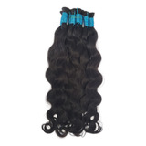 Cabelo Humano Natural Liso Ondulado 60 65cm 200 Gramas