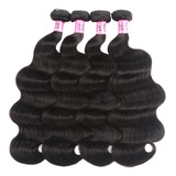 Cabelo Humano Natural Mega Hair Ondulado Na Tela 60cm 50g