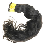 Cabelo Humano P mega hair Levemente Ondulado 45cm 50 Gramas