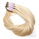 Cabelo Humano Para Mega hair Loiro Indiano 65cm 20 Gramas Cor Loiro Clarrissimo