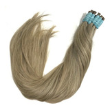 Cabelo Humano Para Mega hair Loiro Indiano 65cm 20 Gramas Cor Mesclado