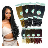 Cabelo Jumbao Cacheado Longo Boho Curl Trança C Cacho 400g