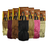 Cabelo Jumbo Box Braids Black Beauty Jumbão 400gr Kanekalon