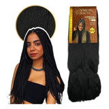 Cabelo Jumbo Box Braids Super Jumbão African Beauty 400 Gr