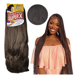 Cabelo Jumbo Jumbão Super X Tranças Kanekalon Box Braid 400g Cor Castanho 8