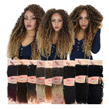 Cabelo Organico Cacheado Afro Weng P crochet diversas Cores