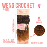 Cabelo Organico Cacheado Natural Mega Hair Fio A Fio Wb Cor Castanho Claro Com Ombre Loiro Médio Mt4 30 24b