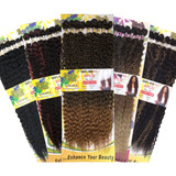 Cabelo Orgânico Humano Liso Ondulado 70cm 300 Gramas 9 Telas