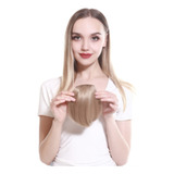 Cabelo Russo Franja Loiro Peruca Top Penteado Tic Tac Liso