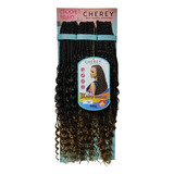 Cabelo Sintético Trança C Cachos Gypys Braids 300g Cor Castanho Com Mel