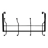 Cabide 8 Gancho P Porta Pendurar Roupa Toalha Suporte Metal